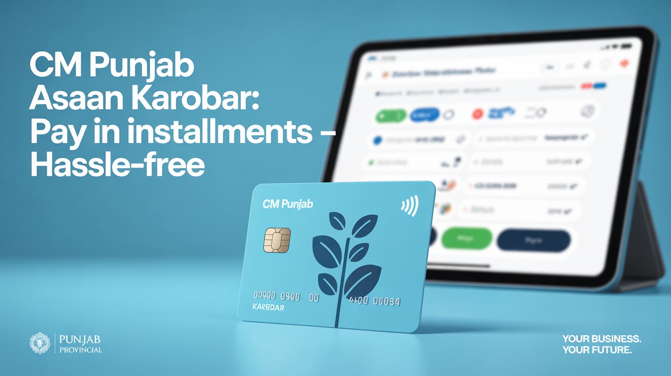 CM Punjab Asaan Karobar Card: How to Pay in Installments Without the Headache