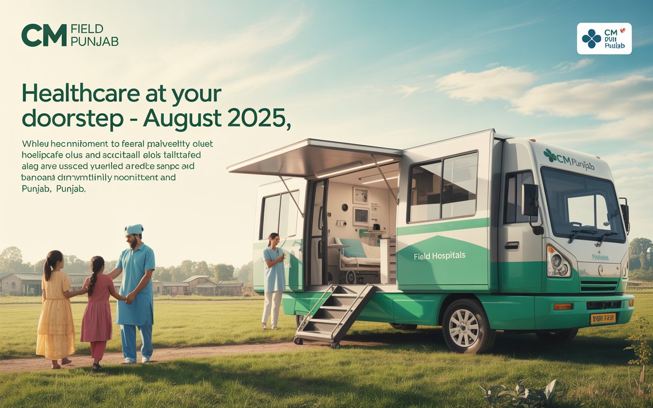 CM Punjab Launches Field Hospitals Healthcare at Your Doorstep August 2025 Update